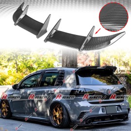 MAG FITS GTI MK6 2010-2013 - REAR HATCH SPOILER ROOF WING - CARBON FIBER STYLE (ABS)