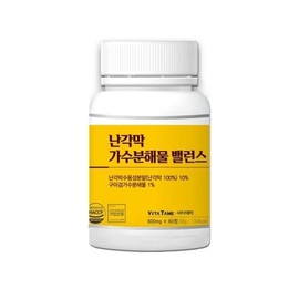 비타테미 난각막 가수분해물 밸런스 600MG X 60정 Vitathame Eggshell Membrane Hydrolyzed Balance 600MG X 60 Tablets