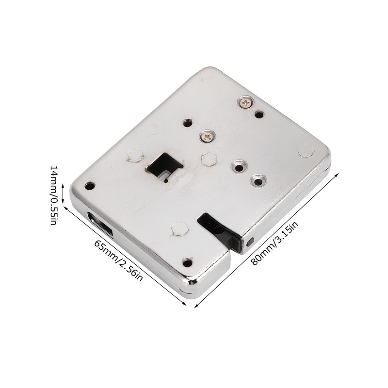 Metal Electronic Cabinet Lock DC12V Electric Control Latch for Drawer