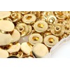 24 Sets Press Studs Set, Basicon Brass Press Studs Diameter