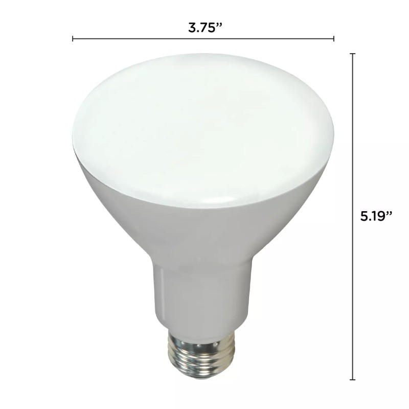 Satco S9622 LED Bulb 9.5W =65W BR30 4000K Cool White