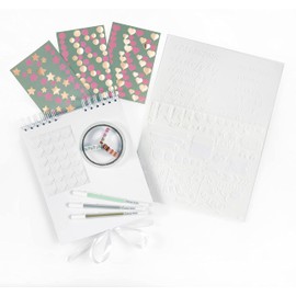 Loveria Photo Album White for DIY Photo Book Landscape Format 32 Sheets Ribbon and More Ideal Guest Book Wedding Gift 20 x 25 cm