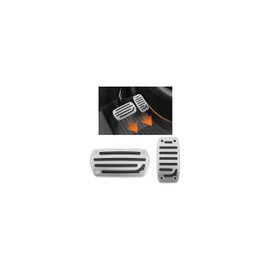 TNAIYH 2PCS Non-Slip Car Pedal Covers, Automatic Vehicle Gas and Brake Pedals Covers Kit, No Drilling Automotive Transmission Accelerator Clutch Pads Replacement Accessories, Universal Fit