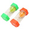2Pcs Sand Timer 20 Minutes Hexagonal Shape Durable Plastic Widely