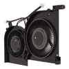 For MSI GS66 Cooling Fan 4pin Connector Aluminum Alloy Easy