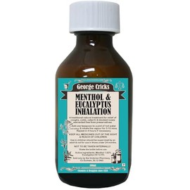 Menthol & Eucalyptus Inhalation Solution, 100ml, Natural Decongestant