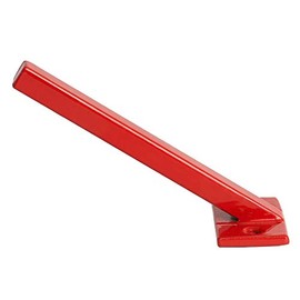 FLVFF Fingerboard Rail Pole Jam Square Metal fingerskate ramps Parks (PJ1) (Red)