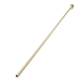 Signature Hardware 417761 3/8" OD x 20" Bendable Toilet Supply Tube - Polished Brass