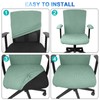 Tallew 4 Pcs Office Chair Covers Set Computer Universal Protective