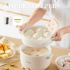 400-Count 4-Inch Mini Perforated Parchment Paper Sheets, Disposable Bamboo Steamer