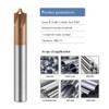 ZZBD-CT Carbide Radius Corner Rounding Inner R End Mills 4