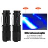 LED Blacklight Flashlight Inspection Torch High Power for Home Camping