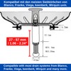 Strainer Basket Replacement Spigot, 1 Pack, for Eccentric Operation, Protrudes