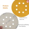 Aiyard 5-Inch 8-Hole Hook and Loop Sanding Discs 100-Grit Random