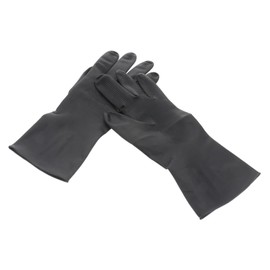 TOVINANNA 3 Pairs Hair Dye Gloves Slip Hand Protectors for Hairdressing Shampooing S Black for Salon Home Use