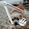 HASHIMOTO Dog Grooming Chunkers for Large Hands,Dog Texturizing Shears,Cat Scissors,19