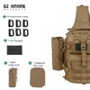 GZ XINXING Sling Shoulder Backpack EDC Bags (Tan)