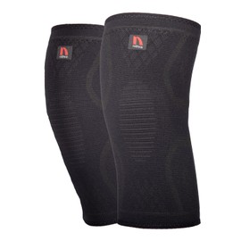 Nithra 膝サポーター 2枚組(1足) ひざ スポーツ 用 着圧 滑り止め 通気性 保護 保温 固定 男女兼用 (XL)