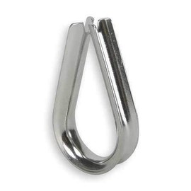 Wire Rope Thimble,1/8 In,Steel,PK25 DAYTON 1DLG1