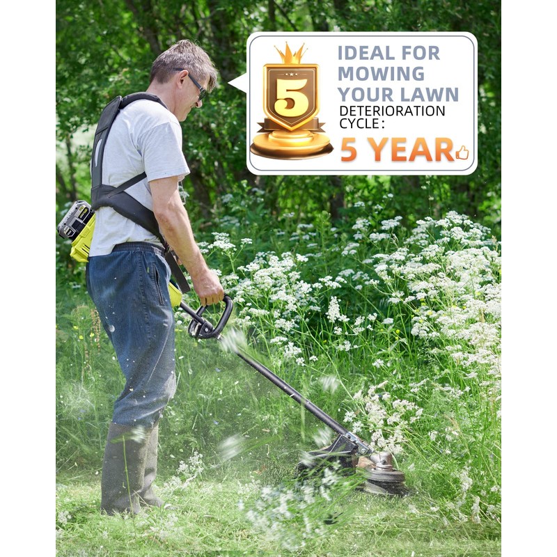 Weed Wacker String Replacement Compatible with Ryobi One+ AC14RL3A, 0.065''