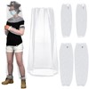 5Pcs Anti Mosquito Netting Suit, Mosquito XL Head Hat with