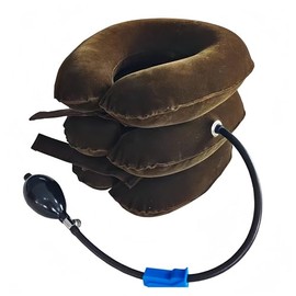 RUNZI Dispositivo De Tracción Cervical Para El Cuello, Camilla Inflable Para El Cuello, Fácil De Usar Para Aliviar El Dolor Crónico De Cuello Y Hombro
