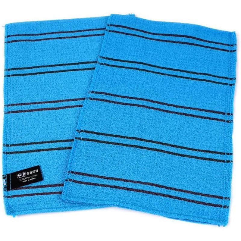 Guantes Exfoliantes Azules SONGWOL 43234-81 para Ducha y Baño (Paquete