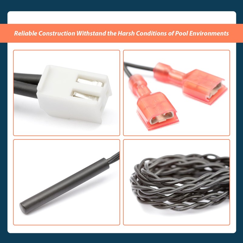 Lisnhlin ECS6105 Water Temperature Sensor Compatible with AquaCal Pool Heater