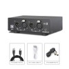 Lyaciomn 2 Channel 48V Universal Compact Phantom Power Set for