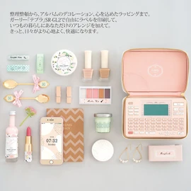 King Jim Label Writer "Tepra" PRO SR-GL2 Coral Pink Girly Tepra (Compatible Label Width: 0.16 - 0.71 inches (4 - 18 mm) Width)
