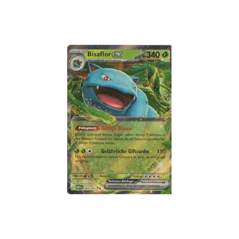 MZTCG - Bisaflor EX MEW 003-151 - Trading Card -