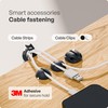 PAMO Cable Management Under Desk for Easy mounting Under-Table I
