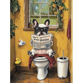 Wergund Diamond Art Painting Dog, Diamond Art Kits for Adults Animal, Full Drill Crystal Rhinestone Embroidery Cross Stitch Arts Craft Canvas Wall Decor Gift 12x16Inch/30x40 cm-21