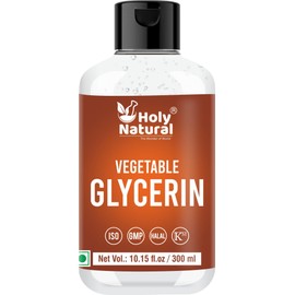 Vegetable Glycerin 10.15 Fl.oz (300ml) l Non-GMO, Kosher, Food Grade/Cosmetic Grade, For Baking and Mix in flavour as a vehicles