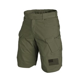 H HYFOL Men's Cargo Shorts American Flag Pariotic Multi-Pocket Outdoor Golf Tactical Shorts(Army Green,36)