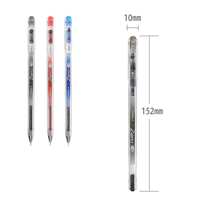 LOVENIMEN Gel Ink Rollerball Pens, Dong-a 0.38 mm, Fine Point