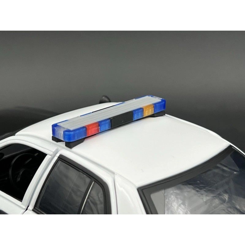 LED Ready Lightbar 1/18 LED Ready Whelen Edge Massachusetts Police