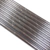 Metallic Solid Silver Party Straws, Disposable Durable Silver Paper Drinking