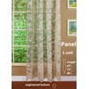 Today's Curtain Floral Vine Lace Panel 72", Ivory, 60W x