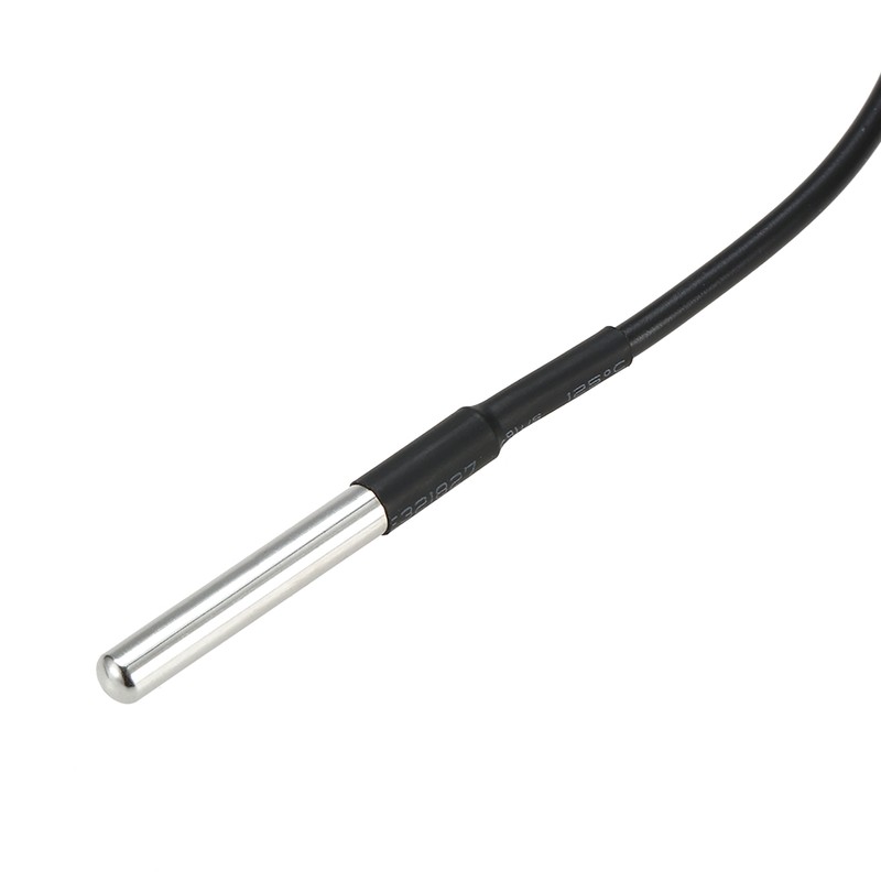 Water Resistant Temperature Sensor with Stainless Steel Probe for Home