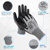 DONFRI Work Gloves, Cut Resistant Gloves, Blade-proof, Work Gloves, Anti-Slip,