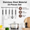 Kitchen Utensils Set-Silicone Cooking Utensils-32pcs Non-Stick Silicone Cooking Kitchen Utensils