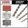 Sabre Tools 4-Piece 12in SDS Plus Drill Bit Set, Carbide