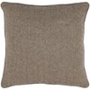 Safavieh Pillow Collection 18-Inch Pillow, Solid Grey, Set of 2