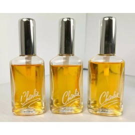 Revlon 3 x CHARLIE ORIGINAL RED COLOGNE MADE IN USA VINTAGE 0.5 OZ NIB lot of 3