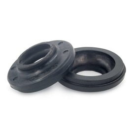 Autoacc Aisladores de resorte helicoidal frontales superiores, aisladores de resorte helicoidal compatibles con Cherokee XJ, 93-98 Grand Cherokee ZJ, 97-06 Wrangler TJ, 86-92 Comanche MJ, 84-90