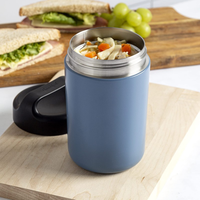 Goodful Stainless Steel Food Jar, Double Wall Vacuum Sealed Insulated