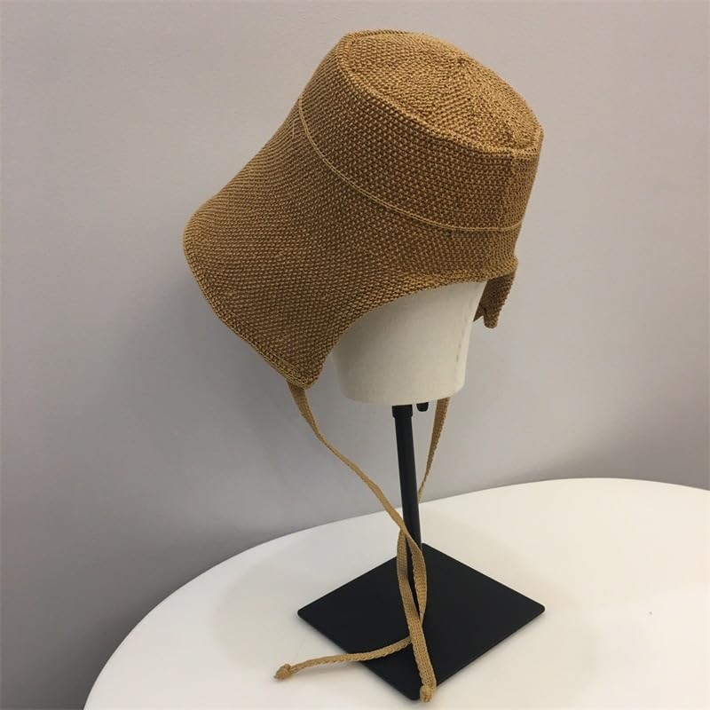 [maly] Straw Hat Hat Visor, Women's, Lightweight, Sunshade, Cool, Breathable,