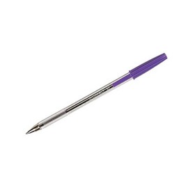 Q-CONNECT Ballpoint Pen Medium Violet (50 Pack), purple, KF11497