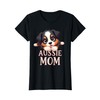 Aussie Mom Dog Australian Shepherd Mama Cute Puppy T-Shirt for